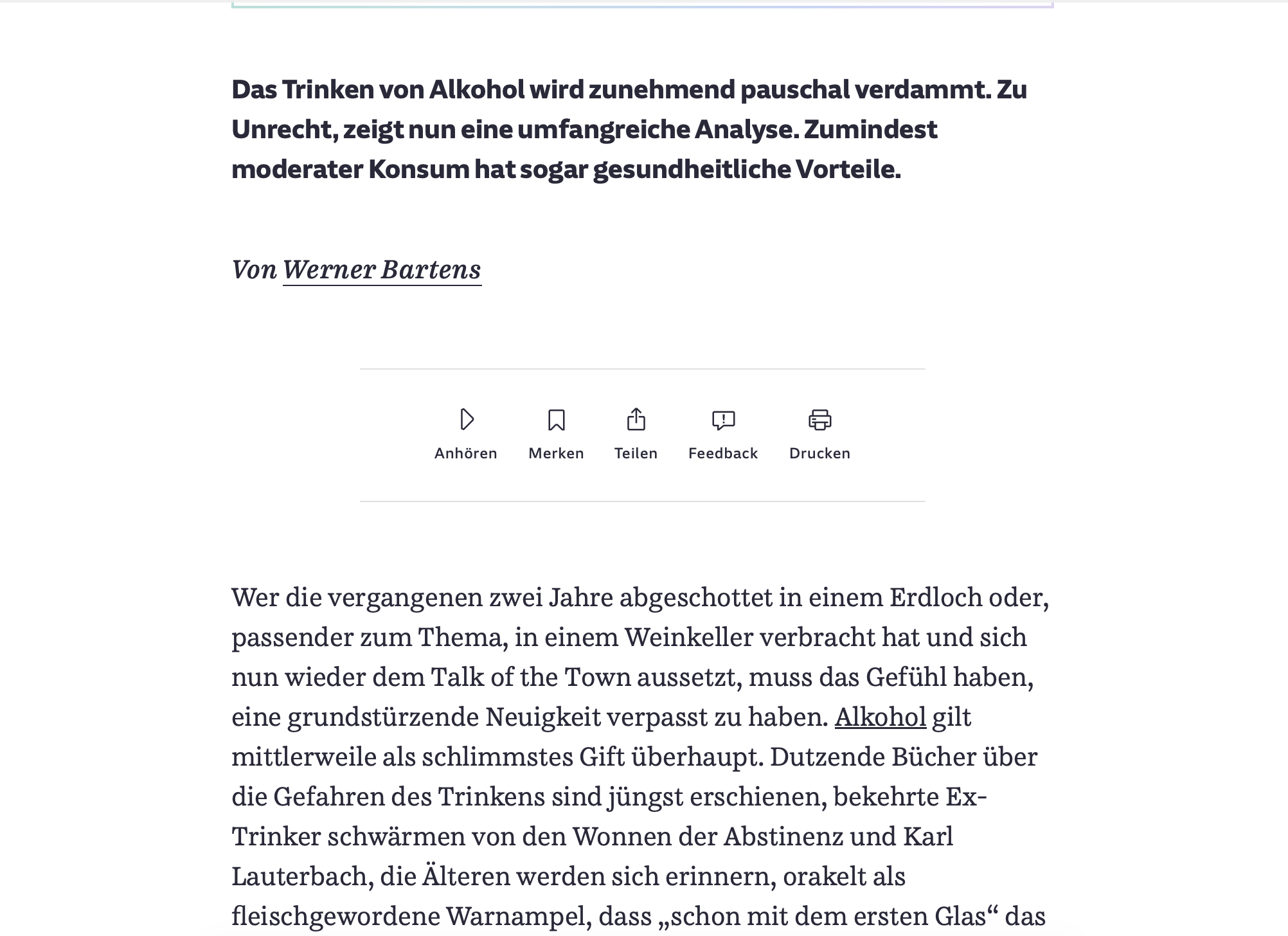Die gute Nachricht ist die bessere:  Das Ende der Lügen über Wein