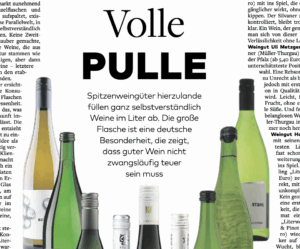 Bring Liter, Winzer! Die vergessene Flaschengröße und 10 Saufweine für den Sommer